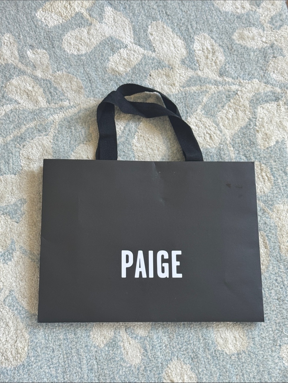 PAIGE Black Shopping Bag